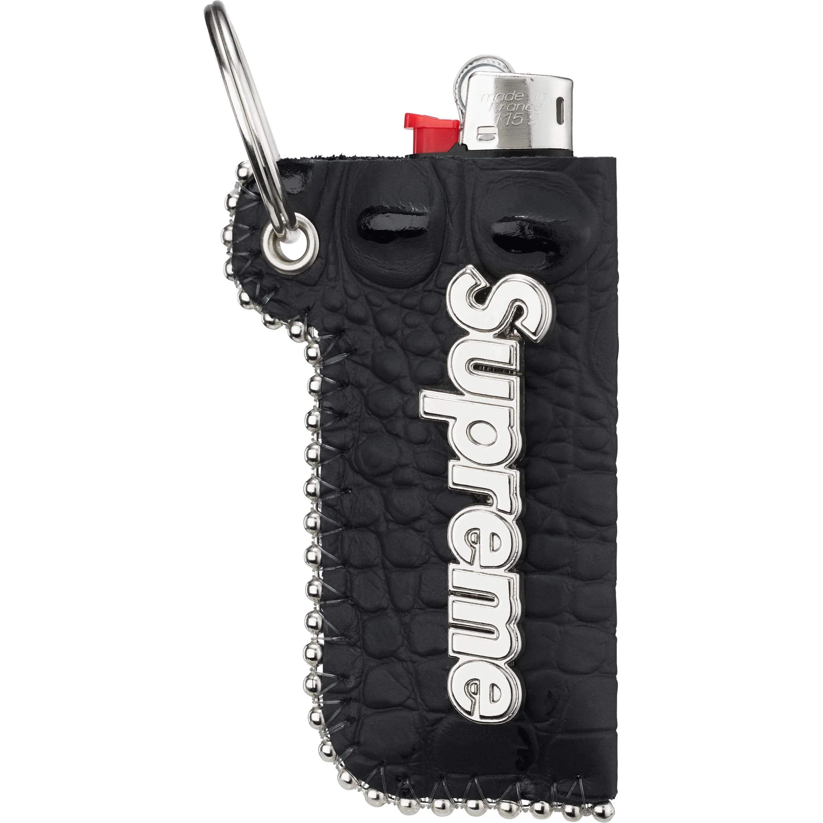 Supreme®/b.b. Simon Leather Lighter Case Keychain view 4